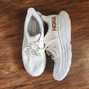 Hoka Women's Cream Athletic Shoes